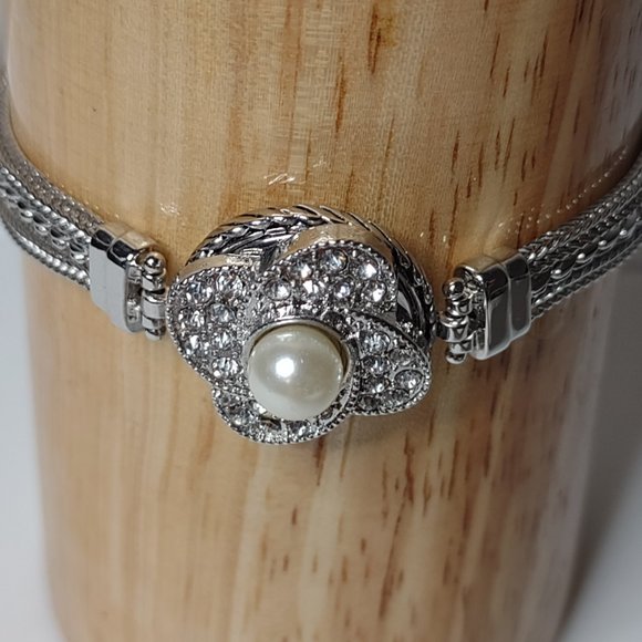 Cute Silver Tone Bracelet Or Anklet Just Under 9 Inches - Picture 3 of 13